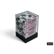 CHX 26869 Gemini Black-White/pink 12mm d6 Dice Block (36 dice)