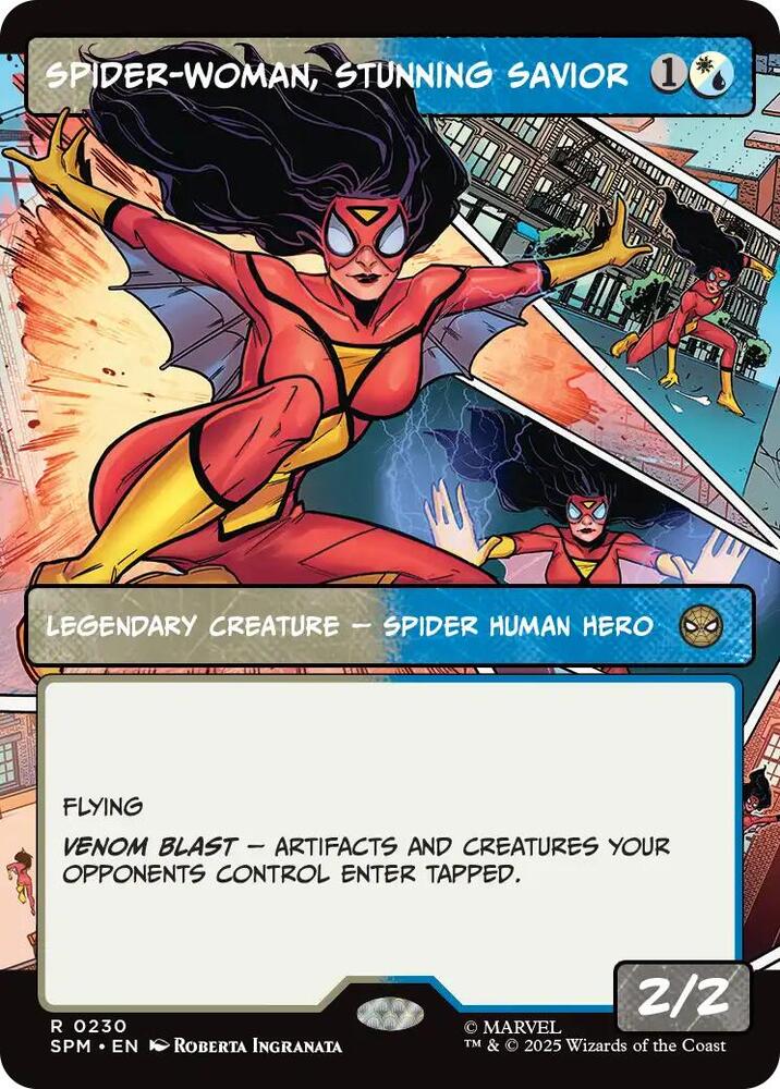 Spider-Woman Stunning Savior 230/198 (Marvel's Spider-Man)  - Showcase