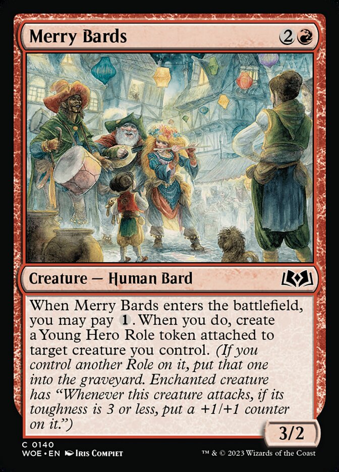 Merry Bards 140/276 (Wilds of Eldraine)  - Foil