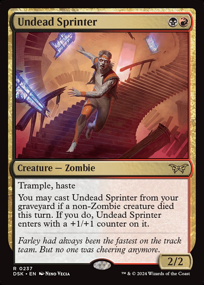 Undead Sprinter 237/286 (Duskmourn: House of Horror) 