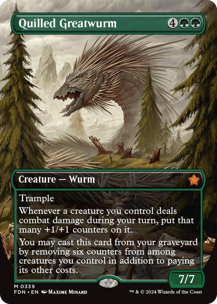 Quilled Greatwurm 339 (Foundations) 
