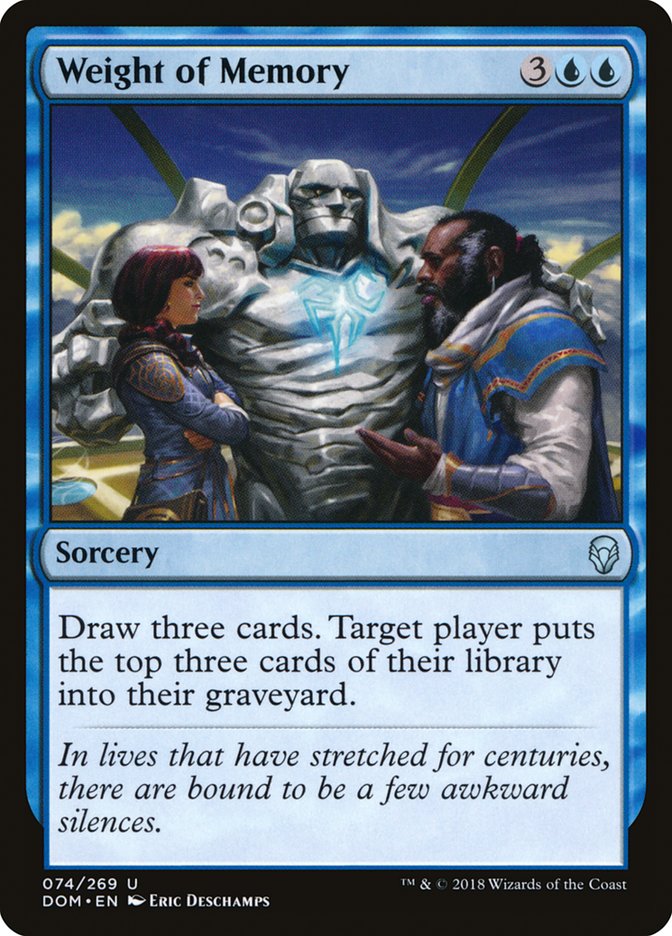 Weight of Memory 74/269 (Dominaria) 