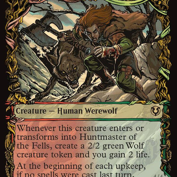 Huntmaster of the Fells // Ravager of the Fells 325/287 (Innistrad Remastered)  - Showcase