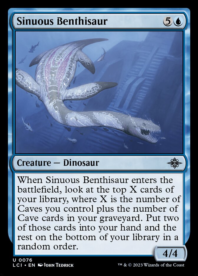 Sinuous Benthisaur 76/291 (The Lost Caverns of Ixalan) 