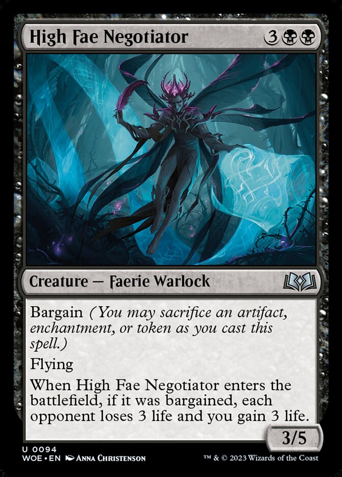 High Fae Negotiator 94/276 (Wilds of Eldraine)  - Foil