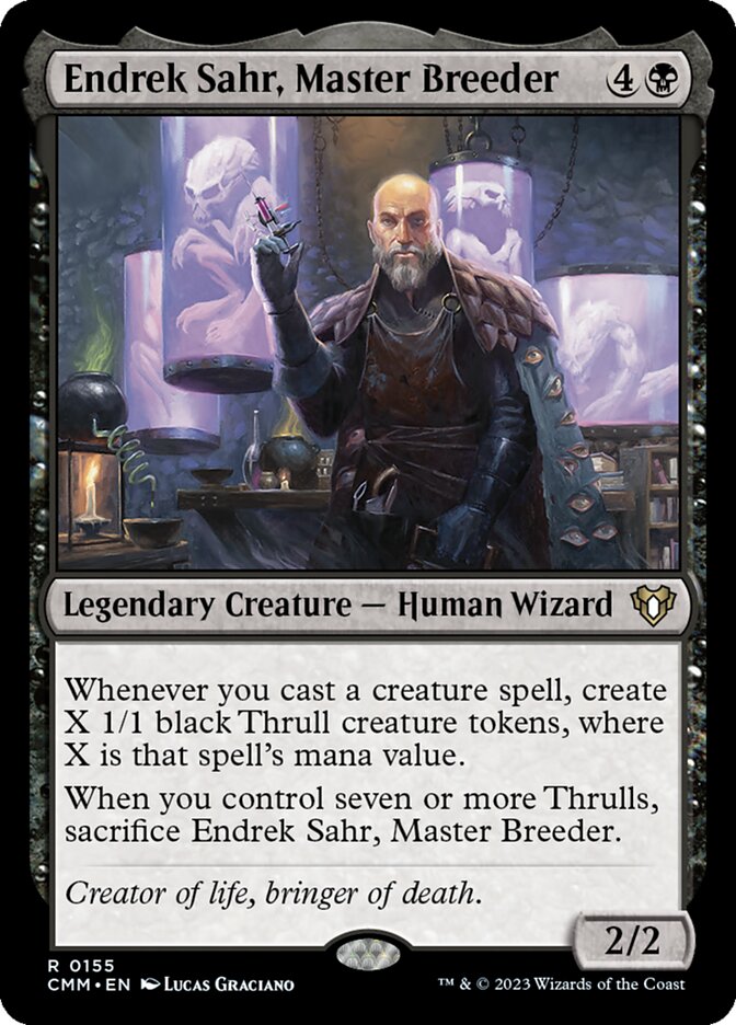 Endrek Sahr, Master Breeder 155/451 (Commander Masters) 