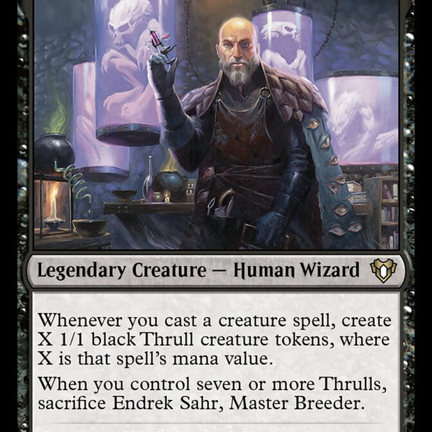 Endrek Sahr, Master Breeder 155/451 (Commander Masters) 