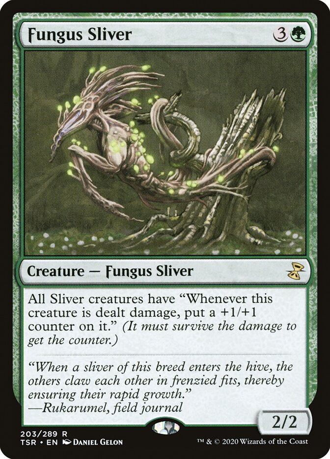 Fungus Sliver 203/289 (Time Spiral: Remastered)  - Foil