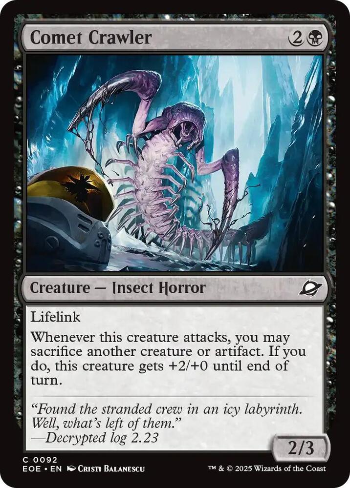 Comet Crawler 92/276 (Edge of Eternities)  - Foil