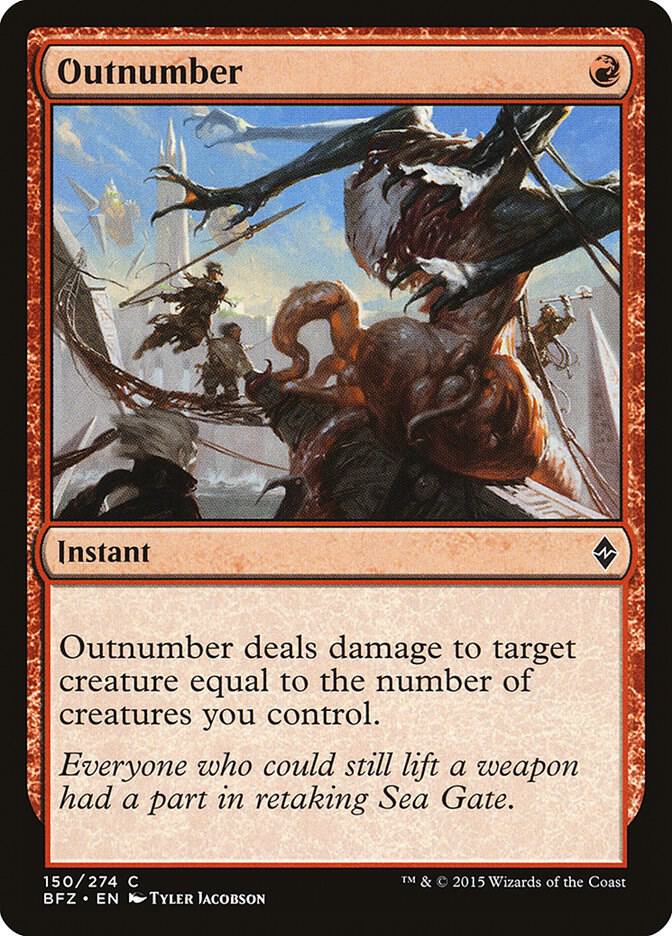 Outnumber 150/274 (Battle for Zendikar) 