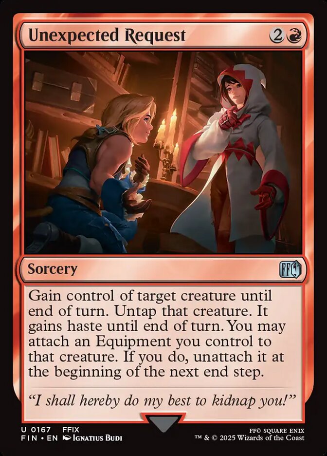 Unexpected Request 167/309 (FINAL FANTASY)  - Foil