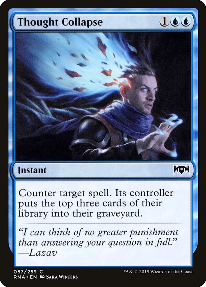 Thought Collapse 57/259 (Ravnica Allegiance) 