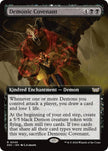 Demonic Covenant 49 (Commander: Duskmourn: House of Horror)  - Extended Art