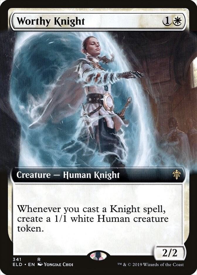 Worthy Knight 341/269 (Throne of Eldraine)  - Extended Art