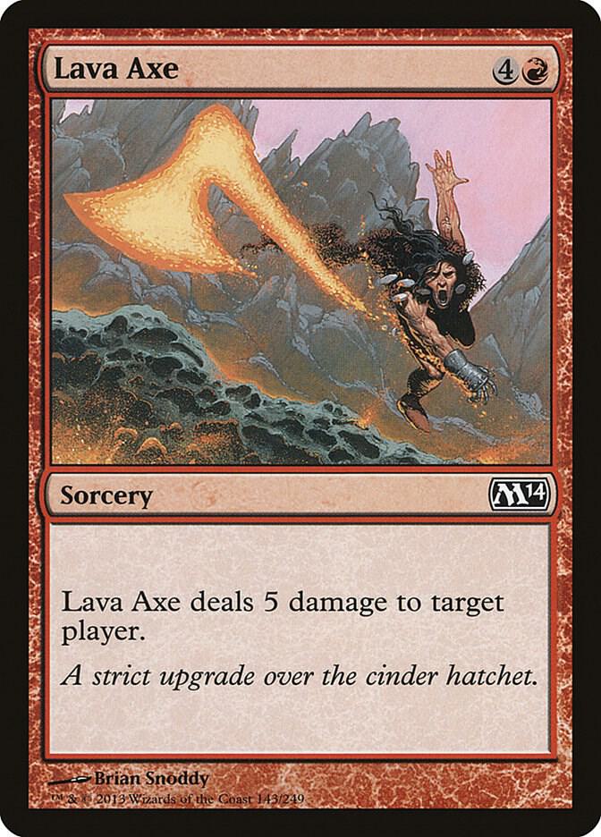 Lava Axe 143/249 (Magic 2014 (M14)) 