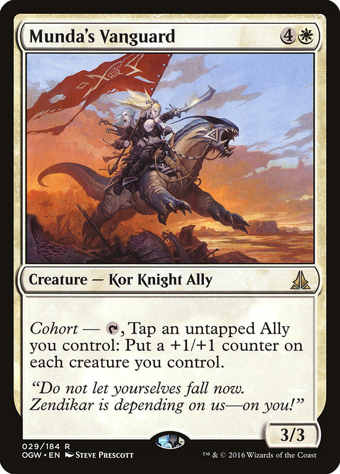 Munda's Vanguard 29 (Oath of the Gatewatch)  - Foil