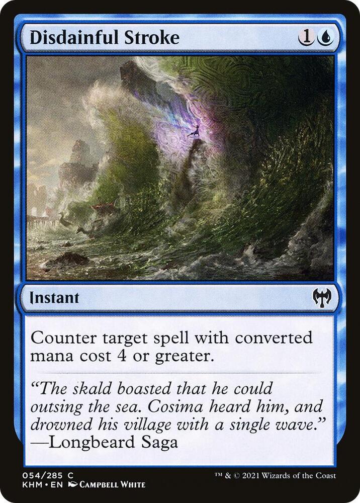 Disdainful Stroke 54/285 (Kaldheim) 