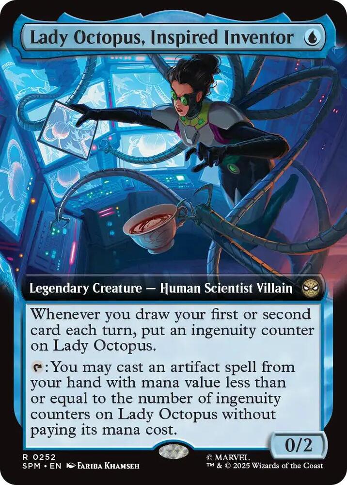 Lady Octopus, Inspired Inventor 252/198 (Marvel's Spider-Man)  - Extended Art Foil