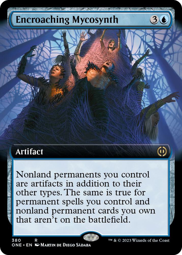 Encroaching Mycosynth 380/271 (Phyrexia: All Will Be One)  - Extended Art Foil