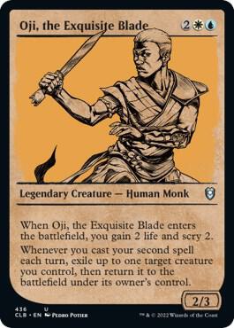 Oji the Exquisite Blade Showcase 436/361 (Commander Legends: Battle for Baldur's Gate) 