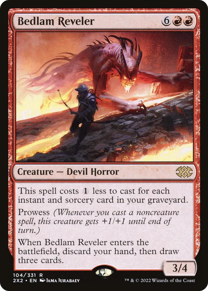 Bedlam Reveler 104/331 (Double Masters 2022)  - Foil