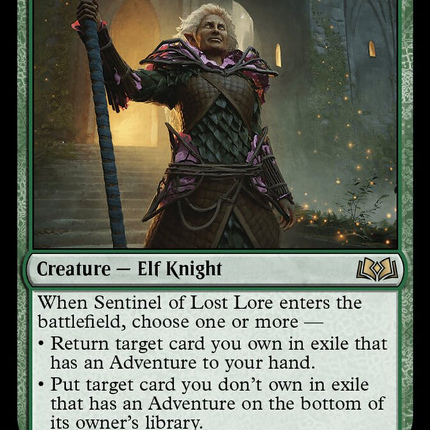 Sentinel of Lost Lore (Wilds of Eldraine) 