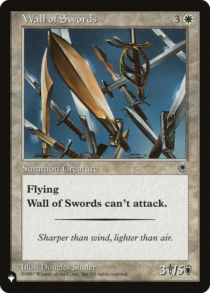 Wall of Swords POR-37/5075 (The List Reprints) 