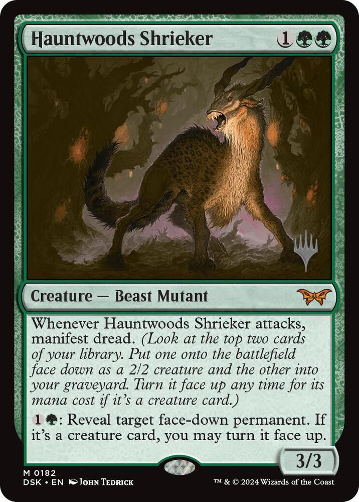 Hauntwoods Shrieker 182 (Promo Pack: Duskmourn: House of Horror) 