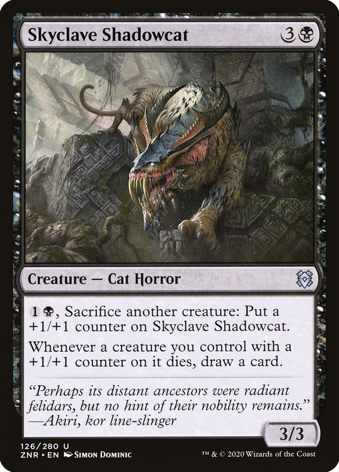 Skyclave Shadowcat 126/280 (Zendikar Rising) 