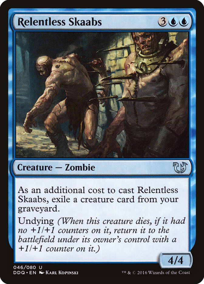 Relentless Skaabs 46/80 (Duel Decks: Blessed vs. Cursed) 