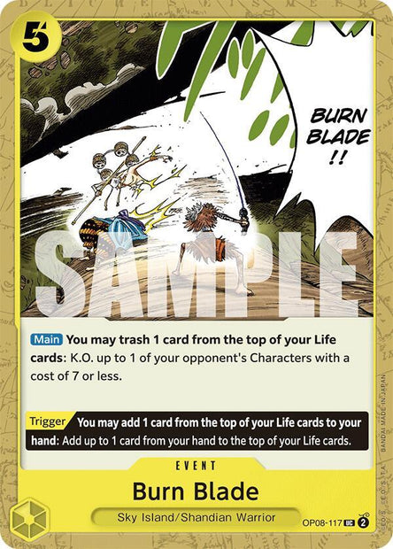 Burn Blade OP08-117 (Two Legends) 