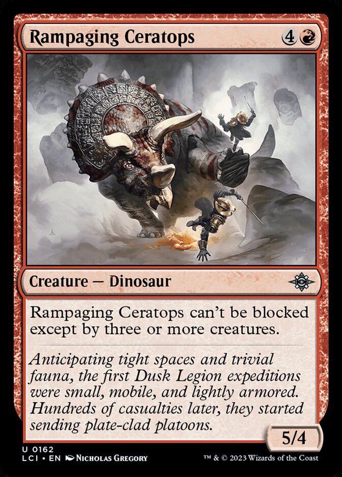 Rampaging Ceratops 162 (The Lost Caverns of Ixalan) 