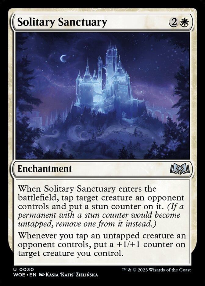 Solitary Sanctuary 30/276 (Wilds of Eldraine)  - Foil