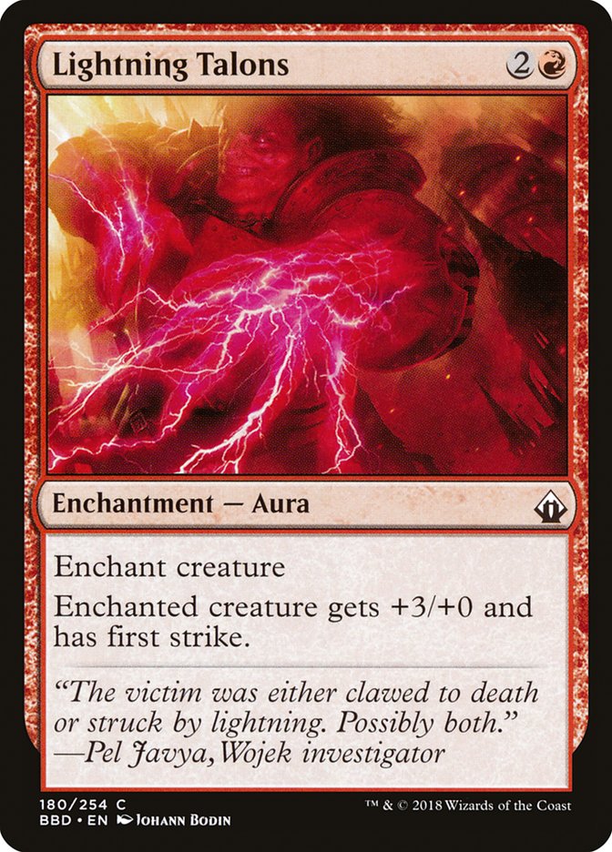 Lightning Talons 180/254 (Battlebond) 