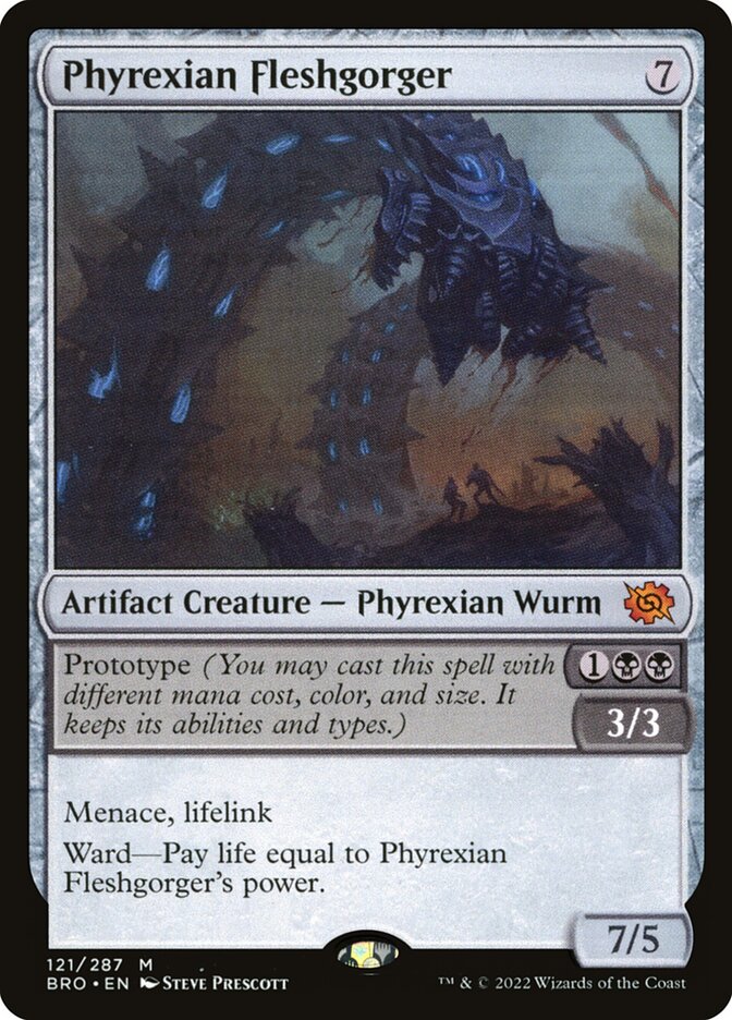Phyrexian Fleshgorger 121 (The Brothers' War) 