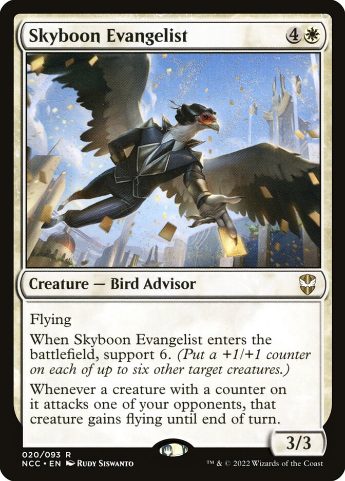 Skyboon Evangelist 20/93 (Commander: Streets of New Capenna) 