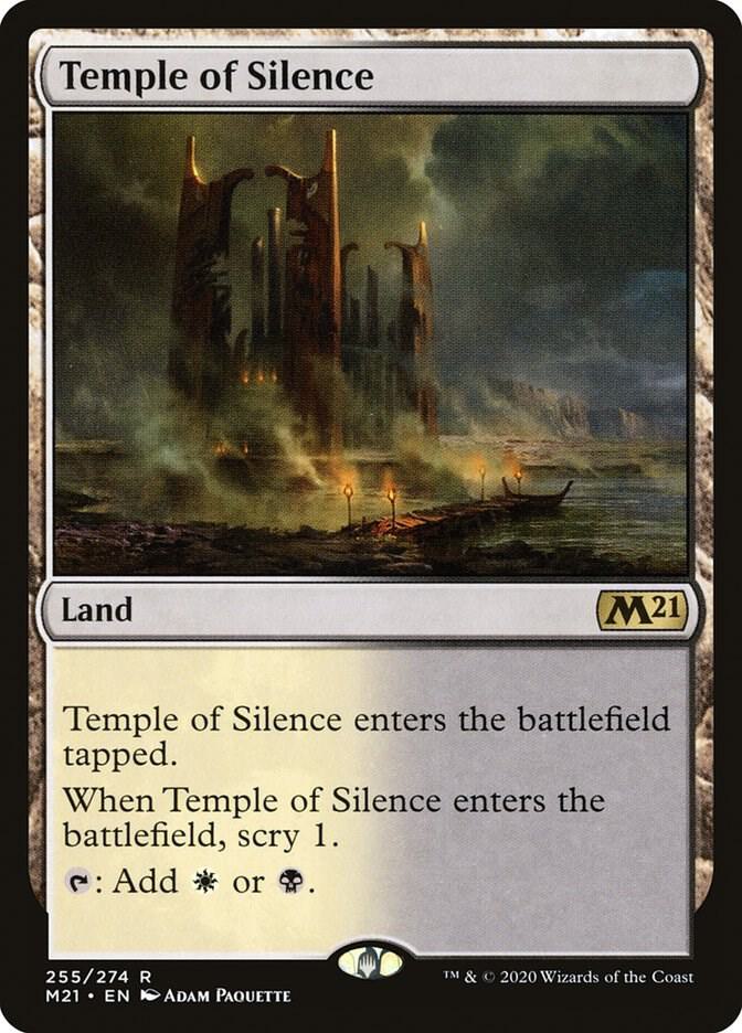 Temple of Silence 255 (Core Set 2021) 