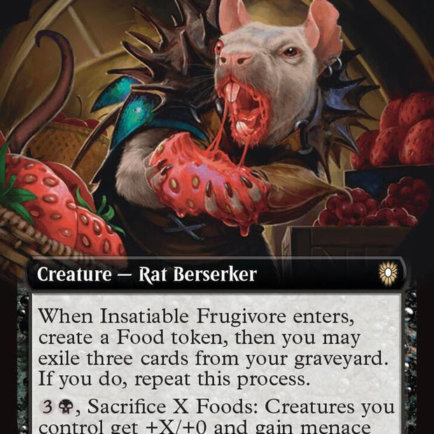 Insatiable Frugivore 53/40 (Commander: Bloomburrow)  - Extended Art