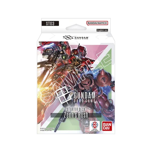 Gundam Card Game: Starter Deck – Zeon's Rush [ST03]