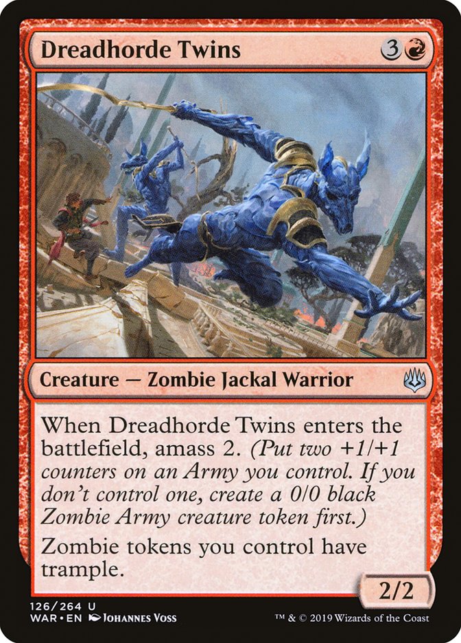 Dreadhorde Twins 126 (War of the Spark) 