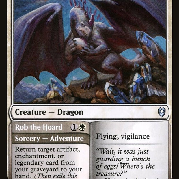 Crystal Dragon // Rob the Hoard 13/361 (Commander Legends: Battle for Baldur's Gate) 