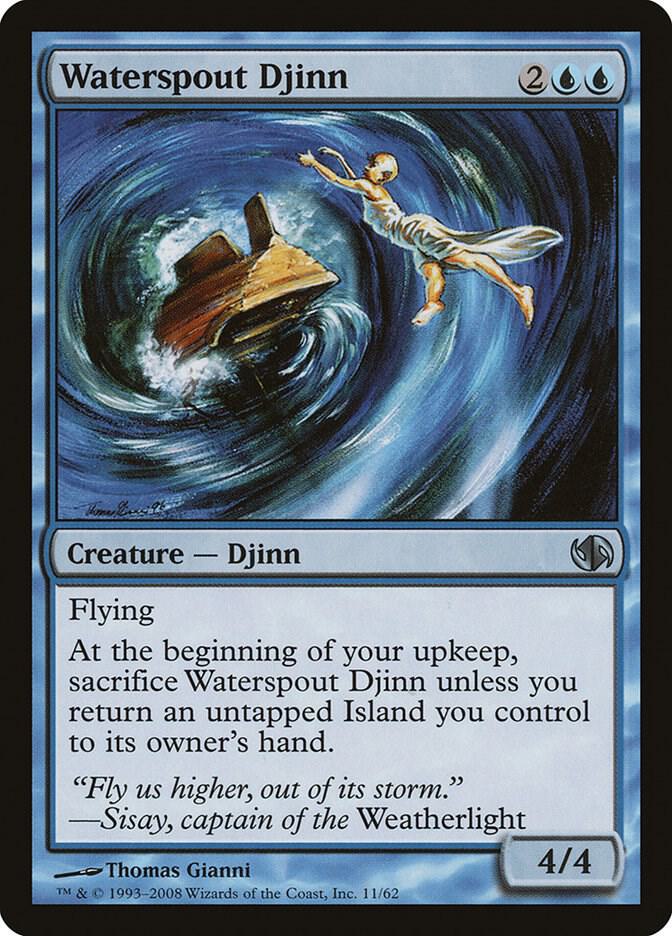 Waterspout Djinn 11/62 (Duel Decks: Jace vs. Chandra) 