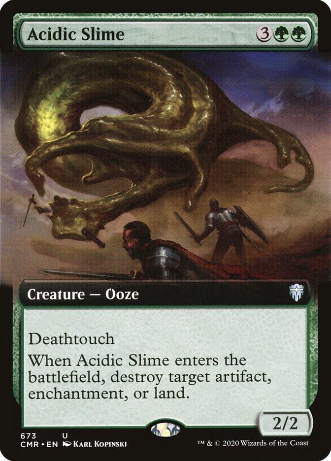 Acidic Slime Extended Art (Commander Legends)  - Foil