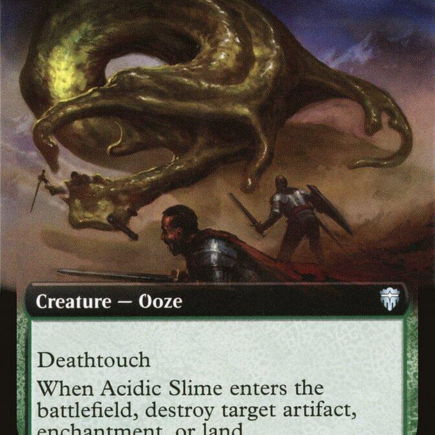 Acidic Slime 673 (Commander Legends)  - Extended Art Foil
