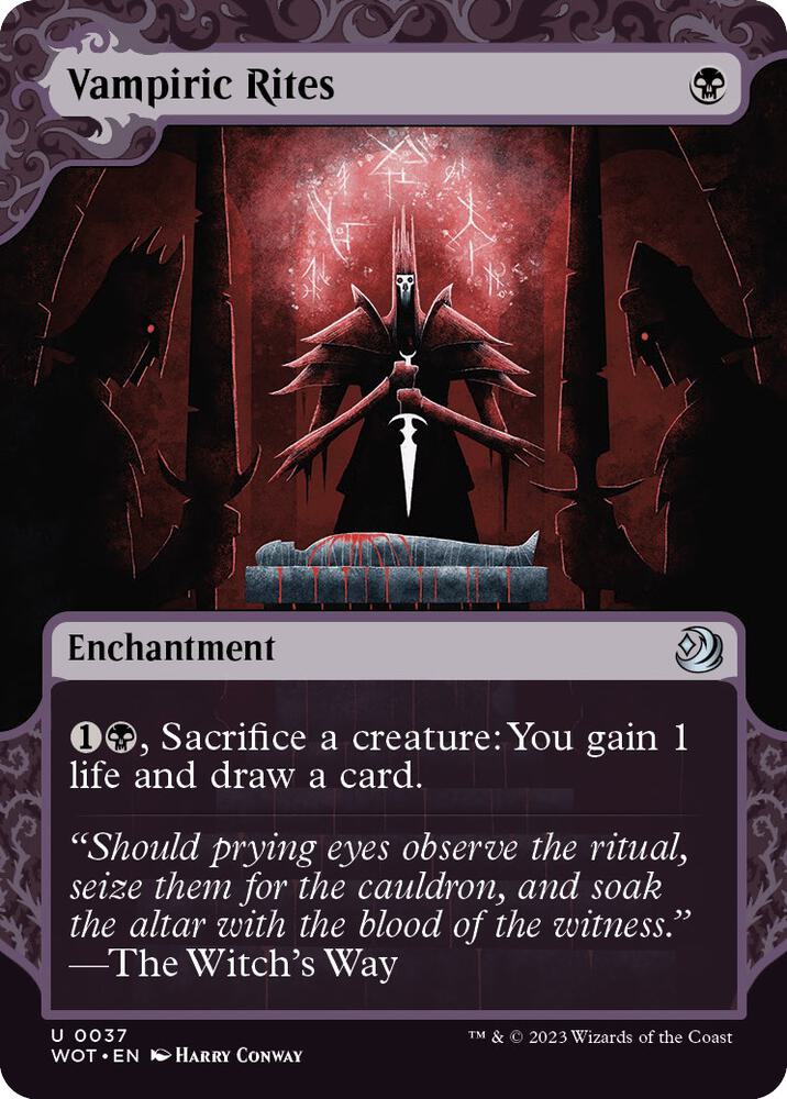 Vampiric Rites 37/63 (Wilds of Eldraine: Enchanting Tales)  - Showcase