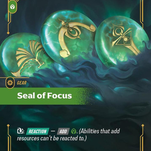 Seal of Focus (Origins)  - Foil