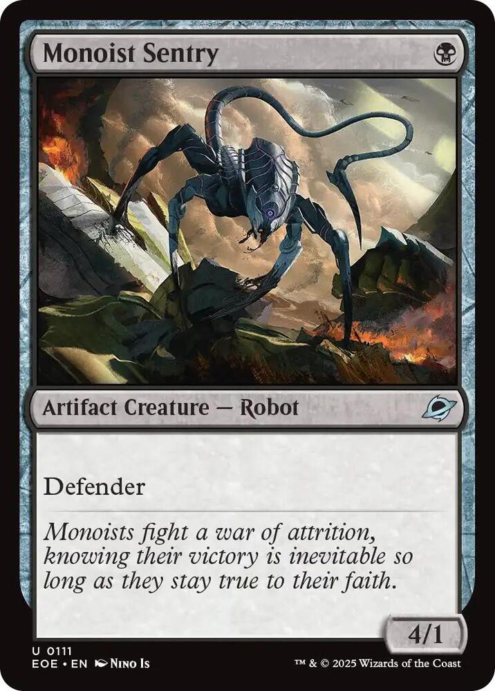 Monoist Sentry 111/276 (Edge of Eternities) 