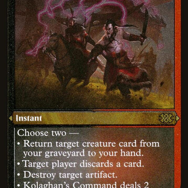 Kolaghans Command Foil Etched 515 (Double Masters 2022)  - Foil