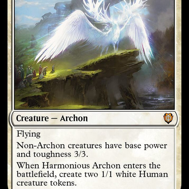 Harmonious Archon 74/28 (Commander: Phyrexia: All Will Be One) 