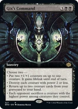 Gixs Command Extended Art 327/287 (The Brothers' War) 